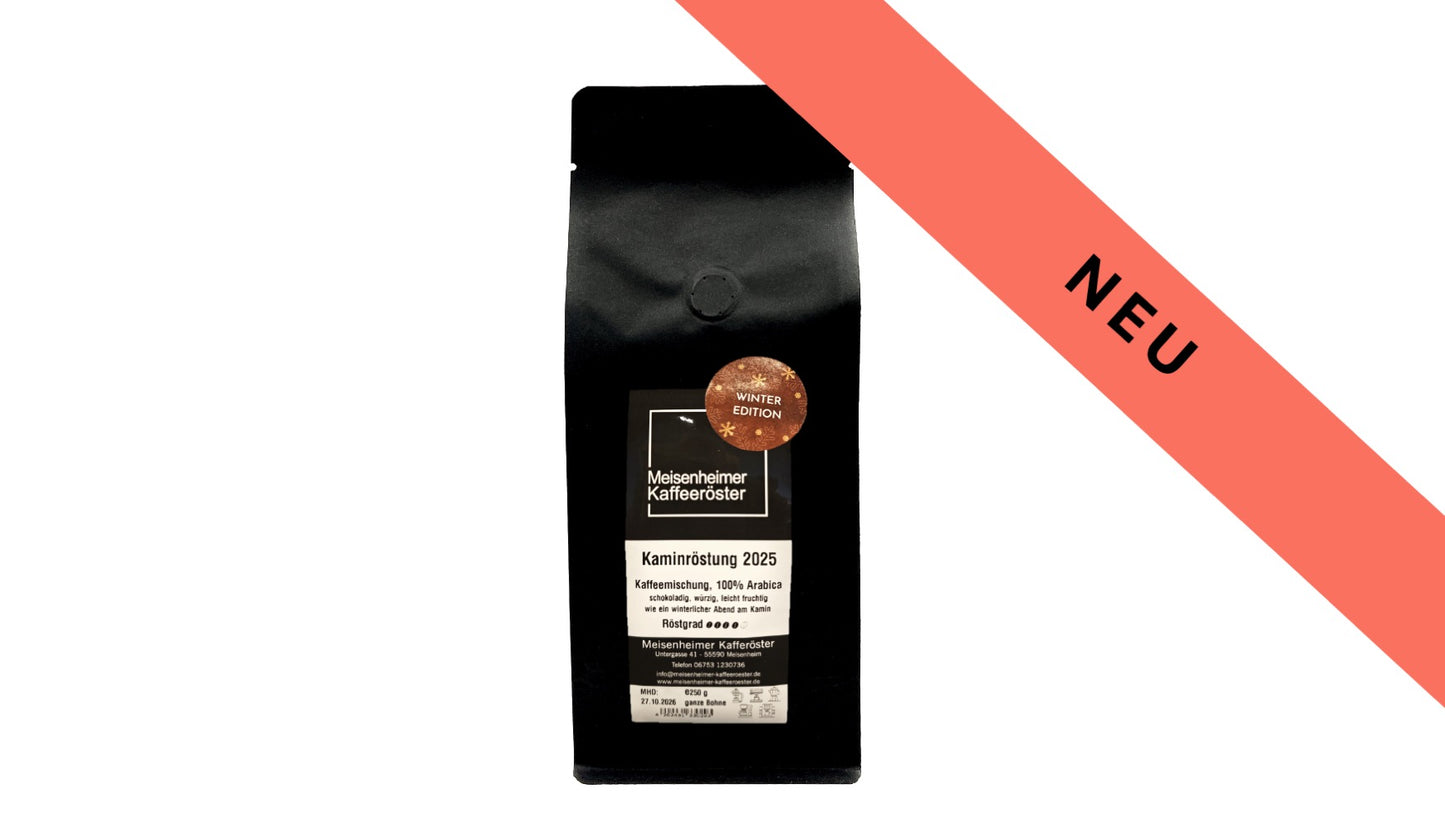 Kaminröstung – schokoladig, würzig, leicht fruchtig - wie ein winterlicher Abend am Kamin